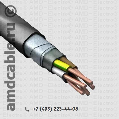 Бронированный кабель 5х10 для прокладки в земле